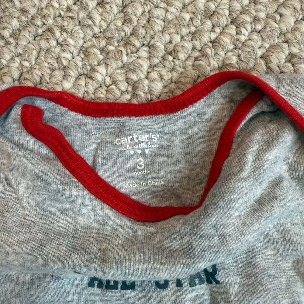 Carter's Baby‎ Size 3Months  Outfit Football Mommy's All-Star Set 3 Piece